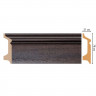 Напольный плинтус DECOMASTER D122-438AДМ (78x21x2400) Венге темный, ударопрочный полимер