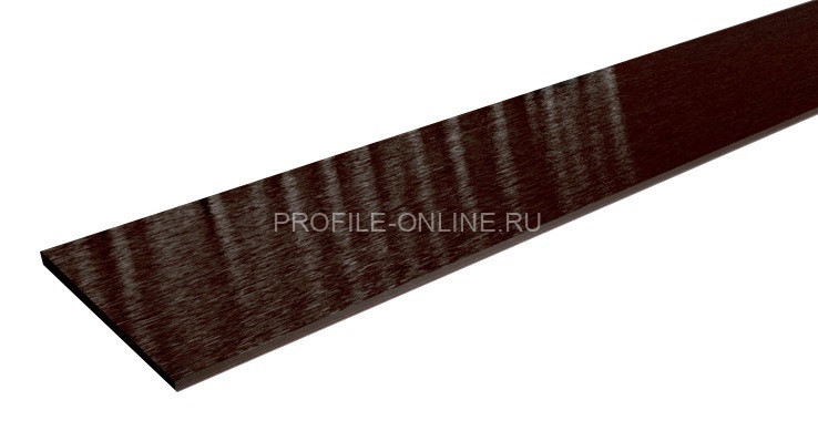 Алюминиевая полоса 20 мм бронза глянец браш 2,2 м