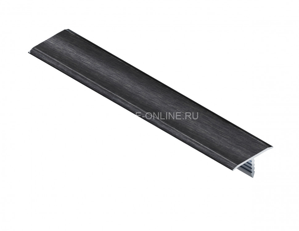 Т-образный профиль алюминиевый 15 мм NEEXY PV35-46 BBL-D черный блестящий браш 2.7 м