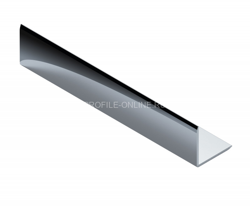 Уголок из алюминия 10х10 мм NEEXY PV60-03 BS серебро блестящее 2.7 м