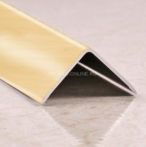 Алюминиевый уголок 15х15 мм ПН-15х15 розовый глянец браш 2,7 м