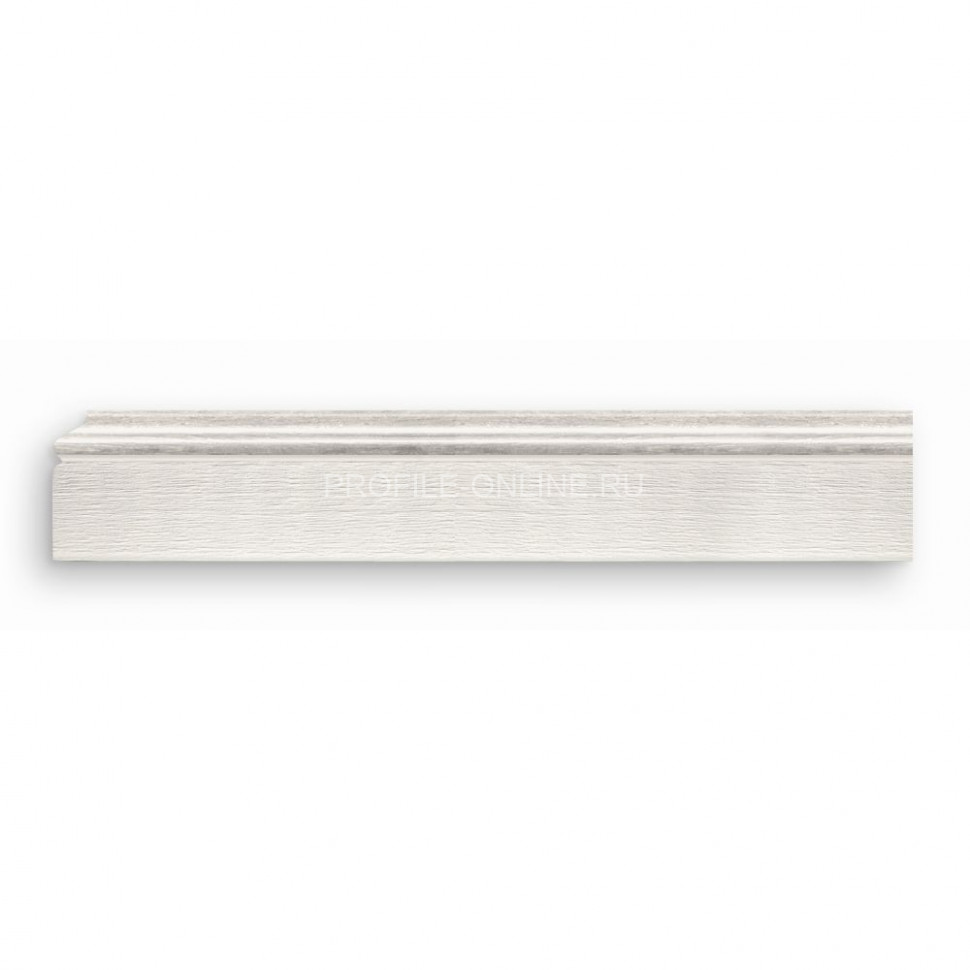 Напольный плинтус DECOMASTER D122-16ДМ (78x21x2400) Белый, ударопрочный полимер