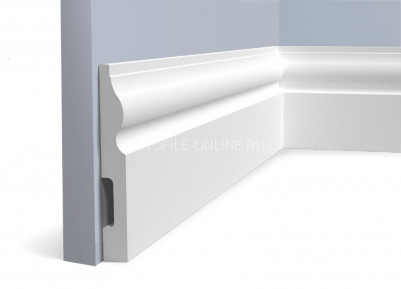 Напольный плинтус 13х98 мм HiWood B100 белый 200 см