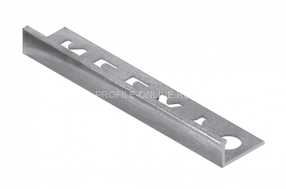 L-образный профиль алюминиевый 10 мм NEEXY PV02-02 MS серебро матовое 2.7 м