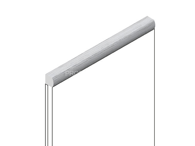 Декоративный молдинг HiWood D15V2 W36 из фитополимера под дерево 15х15 мм 2.7 м