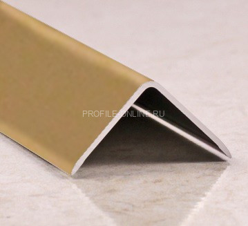 Алюминиевый уголок 20х20 мм PV63-27 карамель Ral 1011 2,7 м