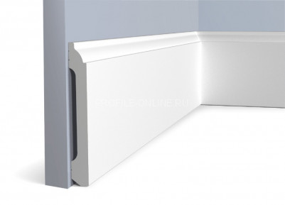 Напольный плинтус 13х100 мм HiWood B100C белый 200 см