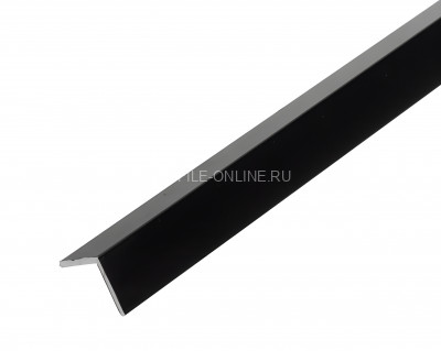 Уголок из алюминия 10х10 мм Евротрим 0322.05 черный 300 см