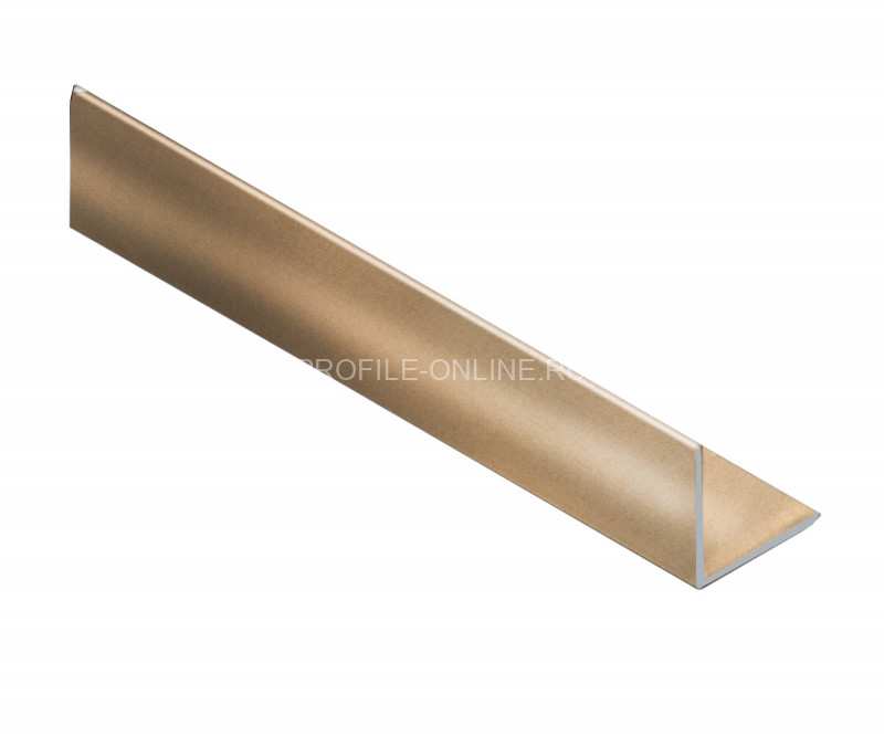 Уголок из алюминия 10х10 мм NEEXY PV60-05 BG золото блестящее 2.7 м