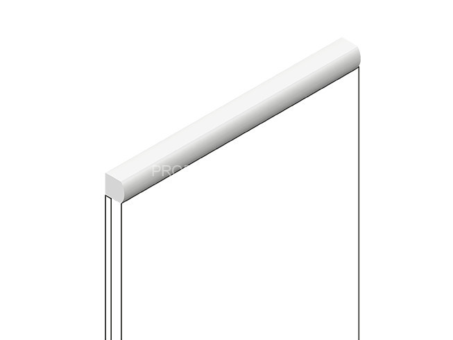 Декоративный молдинг HiWood D15V2 W41 из фитополимера под дерево 15х15 мм 2.7 м