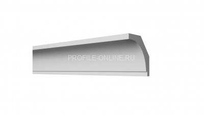 Декоративный плинтус для потолка 48х40 мм Decor-Dizayn DD13 полистирол белый, под покраску 2 м