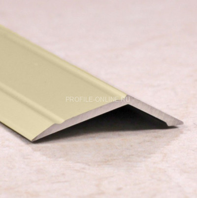 Алюминиевый порог разноуровневый 32х10 мм ПО-32х10 бронза матовая 2,7 м