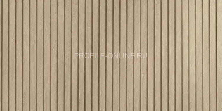 Реечная фасадная панель VOX SVP-06 FRONTO Дуб 0.25х2.95 м 0,7375 м.кв.