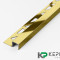 П-образный профиль закладной 10х10 мм из нержавеющей стали SS 304 FSBP017-10 GP S.S.304 золото полированное 2.7 м