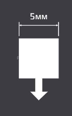 Латунная Т-вставка (FUG5) Cezar PVL82 LN латунь натуральная 2,5м