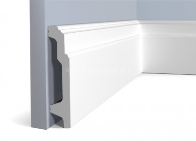 Напольный плинтус 22х103 мм HiWood B100V1 белый 200 см