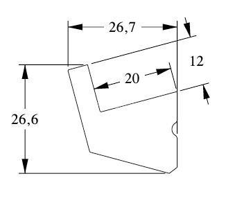 Гибкий потолочный плинтус для скрытой LED подсветки Orac Decor Duropolymer CX189F белого цвета из полистирола 27х27 мм 200 см