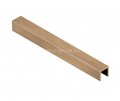 Латунный П-образный профиль 6х10 мм NEEXY PVL85-03 BAO брашированный 2.7м