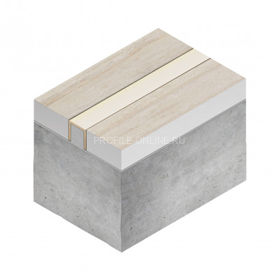 Латунный П-образный профиль 6х10 мм NEEXY PVL85-03 BAO брашированный 2.7м