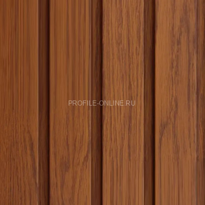 Реечная фасадная панель VOX SVP-06 FRONTO Дуб золотой 0.25х2.95 м 0,7375 м.кв.