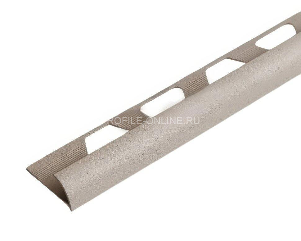 Алюминиевый С-образный профиль 8 мм ПО-8 бежевый муар 2.7 м