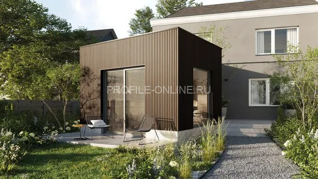 Реечная фасадная панель VOX SVP-06 FRONTO Орех 0.25х2.95 м 0,7375 м.кв.