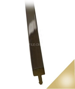 Латунная Т-образная вставка-разделитель 5 ммЛТ-5 натуральный 270 см