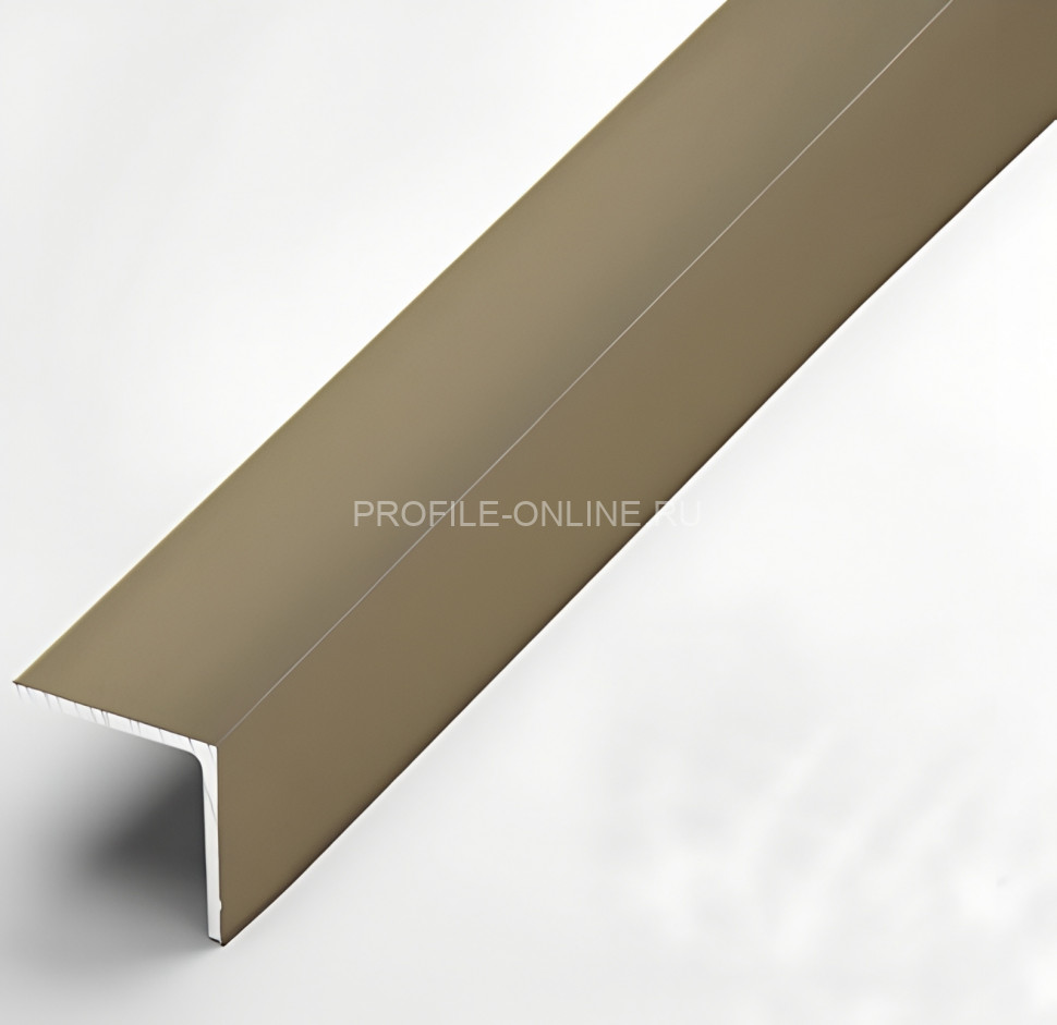 Уголок из алюминия 15х15 мм Евротрим 0321.03 бронза 300 см