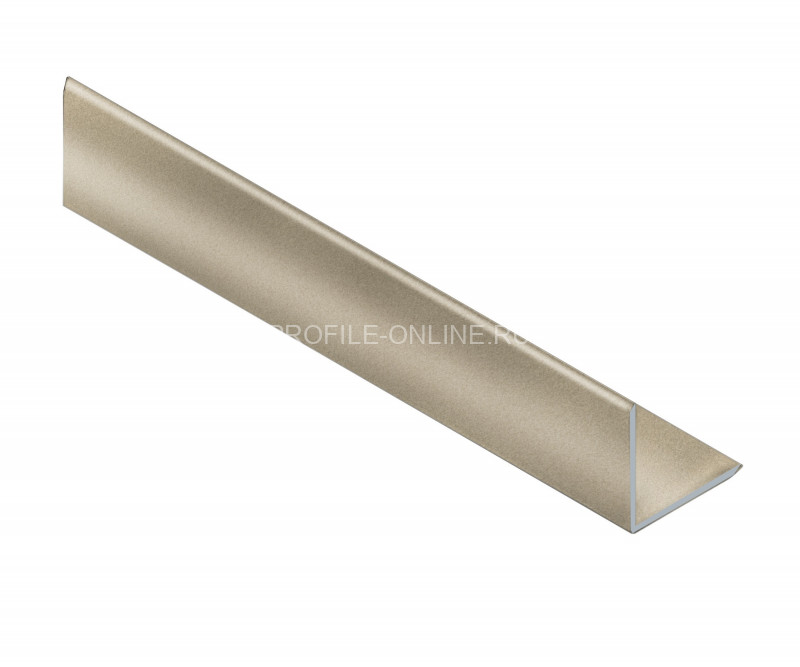 Уголок из алюминия 10х10 мм NEEXY PV60-09 BCP шампань блестящая 2.7 м