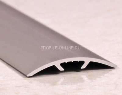 Одноуровневый порог алюминиевый 30 мм ПО-31 бронза матовая 2,7 м