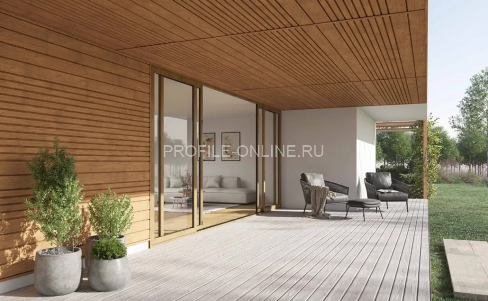 Реечная фасадная панель VOX SVP-06 FRONTO Дуб винчестер. 0.25х2.95 м 0,7375 м.кв.