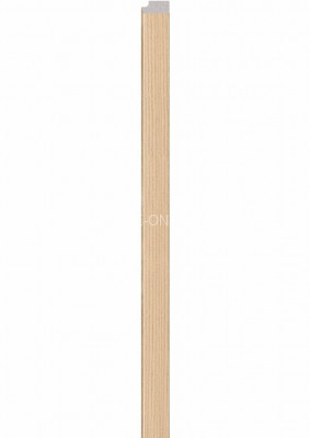 Правая планка-рейка для стеновой реечной панели VOX LINERIO M-LINE дерево 2650х26х12 мм