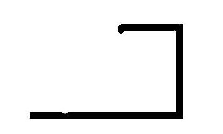 L-профиль алюминиевый под 12 мм ОП-011 АД31 Т1-3000 3 м