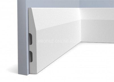 Напольный плинтус 14х119 мм HiWood B120 белый 200 см