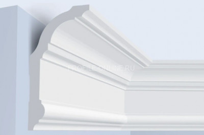 Потолочный плинтус под светодиодную ленту 65х130 мм HiWood A130 белый 200 см