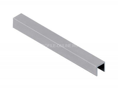 П-образный профиль алюминиевый 10х10 мм NEEXY PV83-02 MS серебро матовое 2.7 м