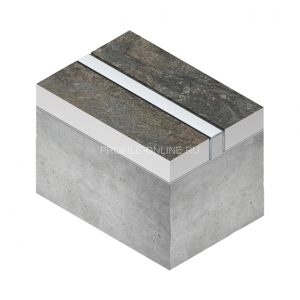 П-образный профиль из нержавеющей стали 8х5х8 мм NEEXY PVS95-09 CBR антик бронза 2.7 м