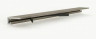 Алюминиевый микроплинтус скрытого монтажа 5х19 мм Laconistiq micro 19 ARM светлый шампань 245 см