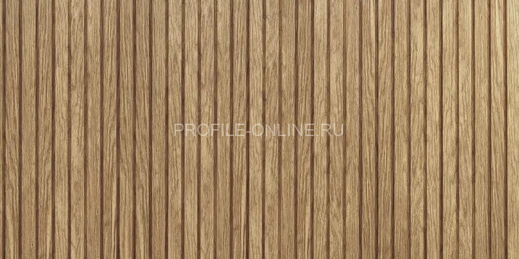 Реечная фасадная панель VOX SVP-06 FRONTO Дуб медовый 0.25х2.95 м 0,7375 м.кв.