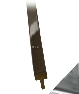 Латунная Т-образная вставка-разделитель 5 ммЛТ-5 хром 270 см