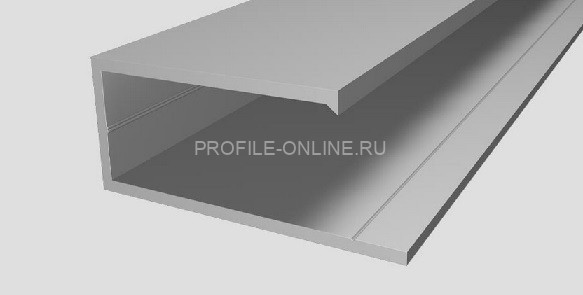 L-профиль алюминиевый под 8 мм ОП-004 АД31 Т1-3000 3 м