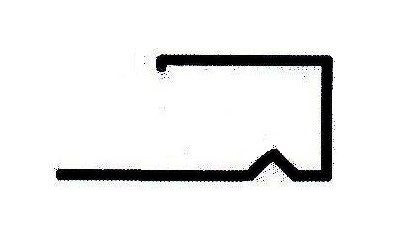 L-профиль алюминиевый под 8 мм ОП-004 АД31 Т1-3000 3 м