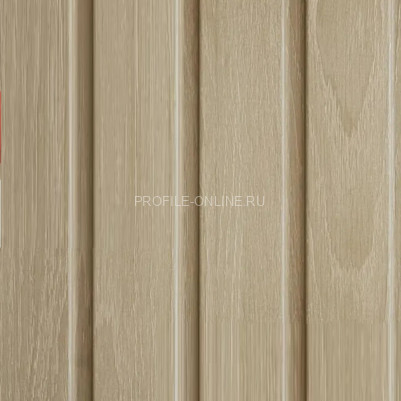 Окантовочная планка для фасадных сайдинг панелей 19х40 мм VOX FRONTO J-TRIM SVP-15 Дуб 3.05 м