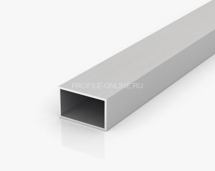 Бокс алюминиевый 10х20х1,5 мм серебро 3 м