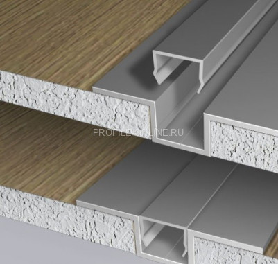 Пи-профиль алюминиевый (заглушка к ОП-001) ОП-002 АД31 Т1-3000 3 м