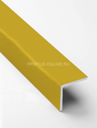 Алюминиевый уголок 30х30 мм PV75-04 золото матовое 2,7 м