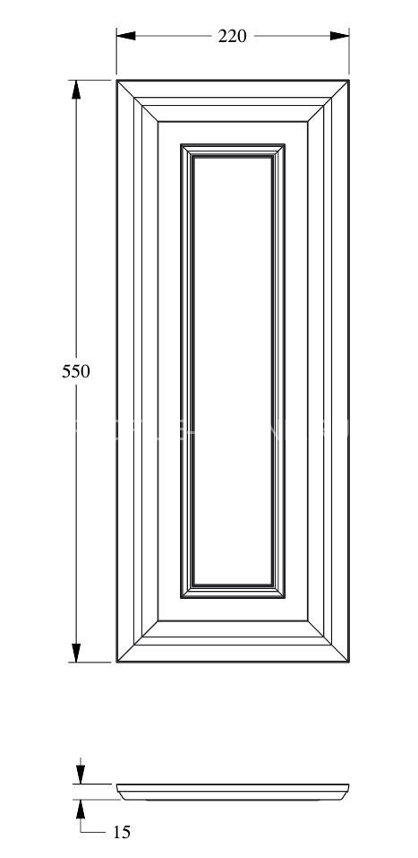 Декоративная настенная панель Orac Decor D504 белая из полистирола 550х220 мм