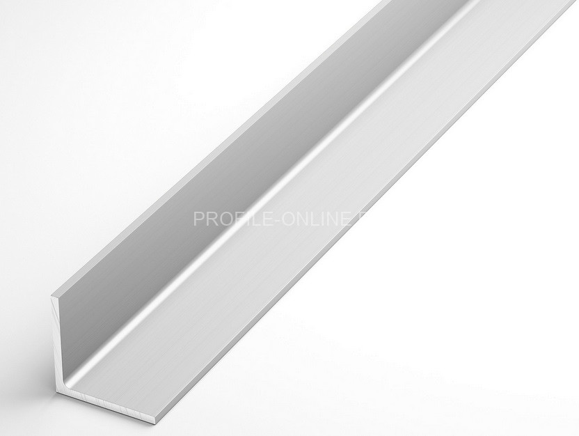 Уголок из алюминия 20х20 мм Евротрим 0306.01 серебро 300 см