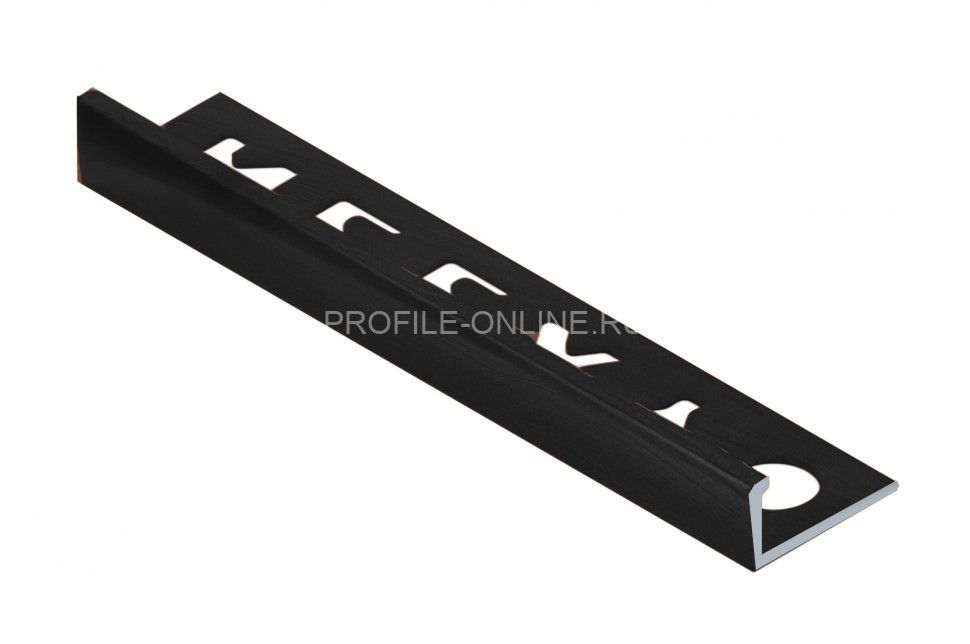 L-образный профиль алюминиевый 10 мм NEEXY PV02-18 MBL черный матовый 2.7 м