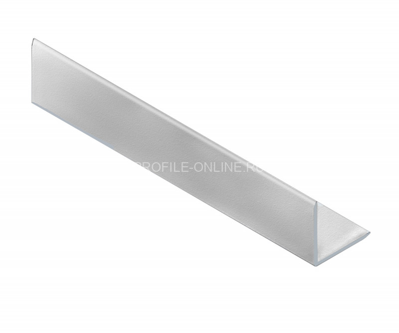 Уголок из алюминия 10х10 мм NEEXY PV60-41 SW муар белый 2.7 м